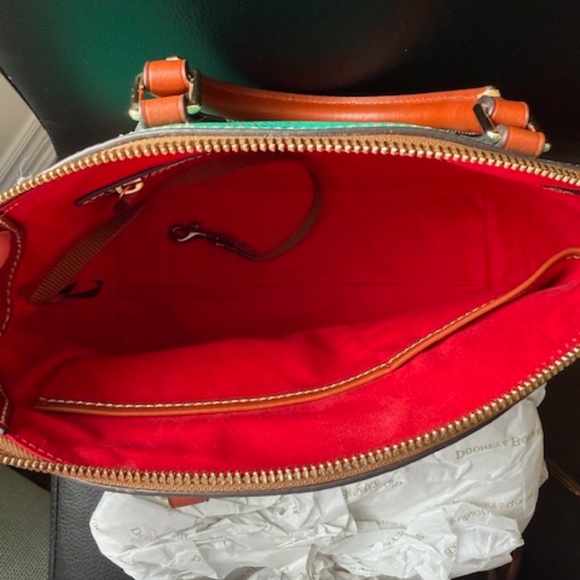 Dooney & Bourke Pebble Grain Zip Zip Satchel - Picture 4 of 8